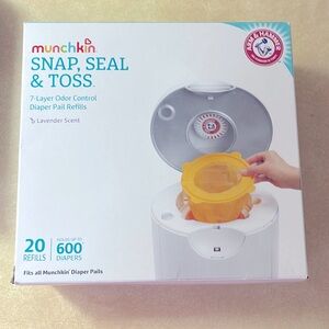 Munchkin diaper pail liners. New in sealed box.